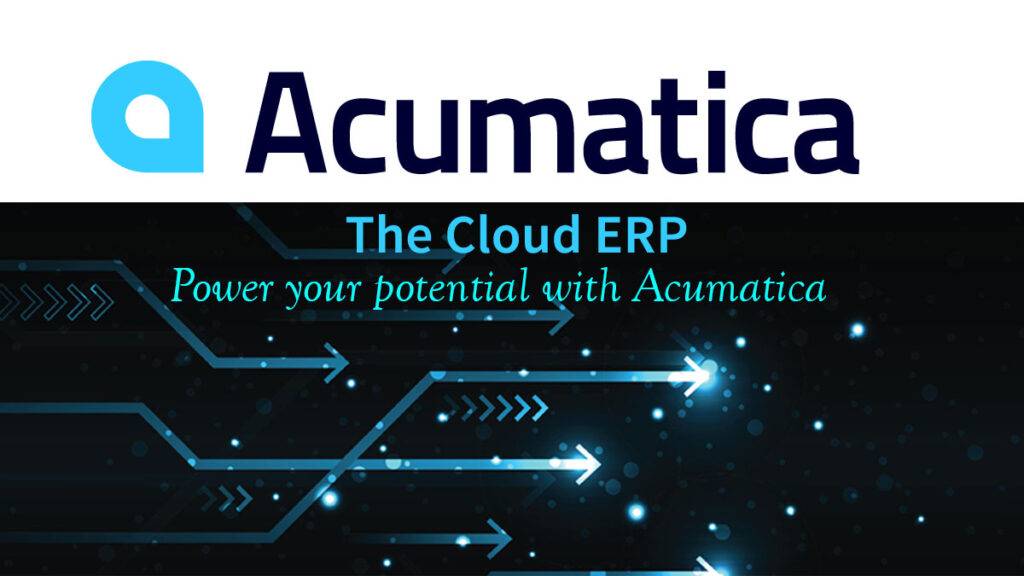 Acumatica cloud ERP software interface for business management